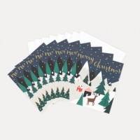 Snowy Scene Christmas Cards Pack of 8 By Caroline Gardner